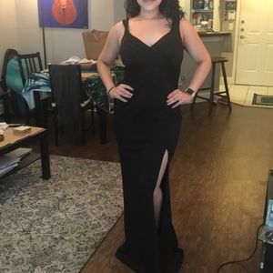 Black evening dress